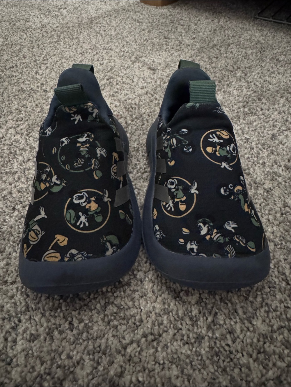 adidas monofit Sneakers with Mickey Print - Navy/Green